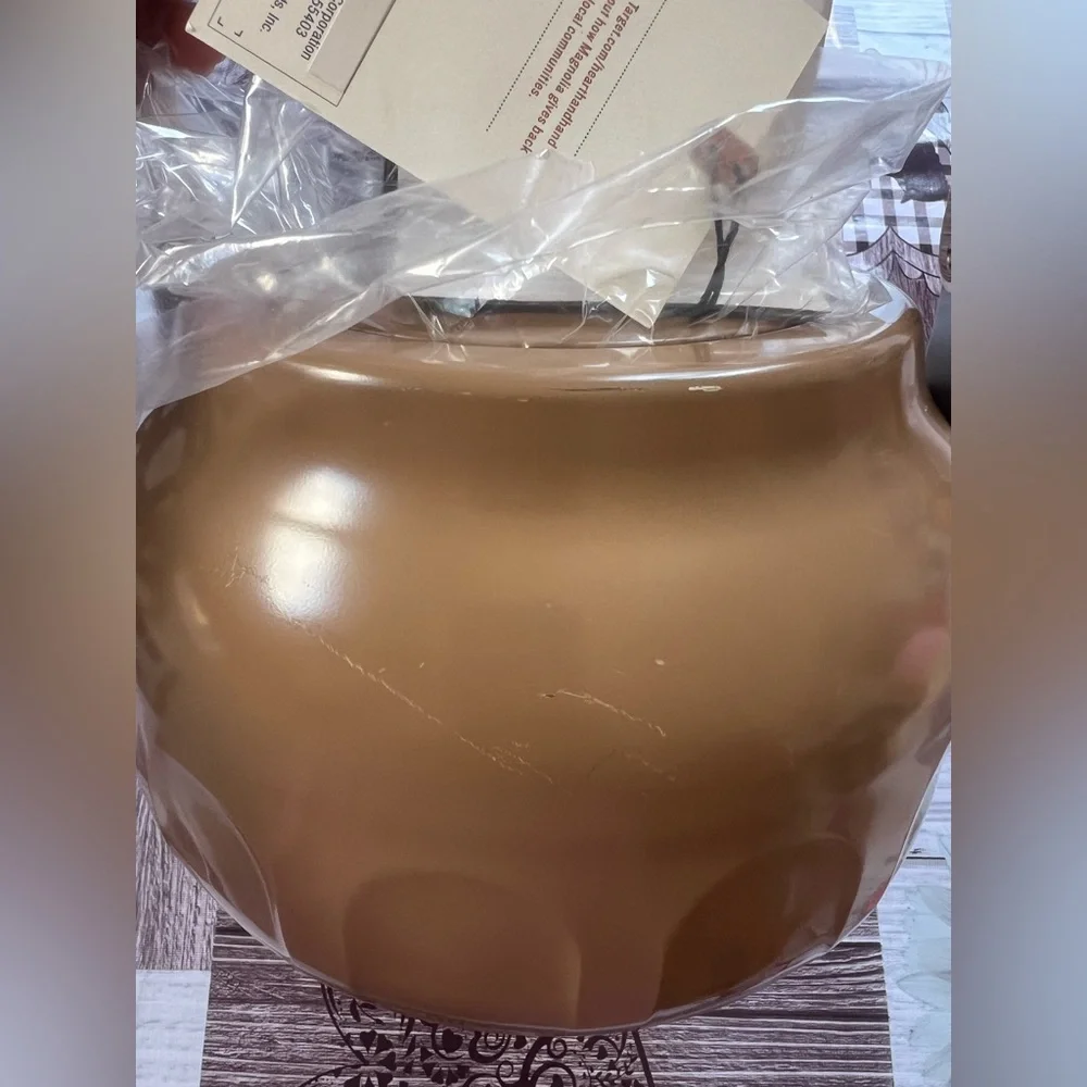 Teapot with Copper Accents Tan - Hearth & Hand Magnolia